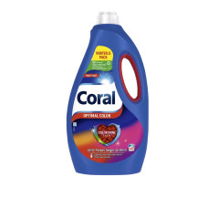 Течен перилен препарат Coral Optimal Color 1.92L l 40 пранета Течен перилен препарат Coral Optimal Color 1.92L l 40 пранета